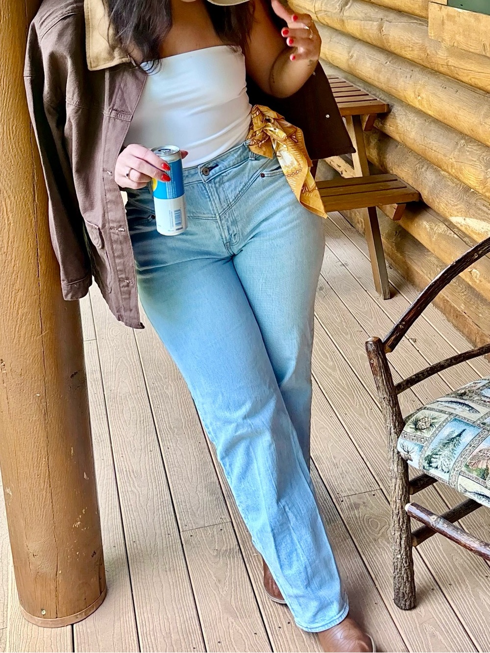 Abercrombie & Fitch Light Blue Straight Leg Jeans